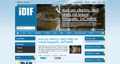 Desktop Screenshot of idif.cz