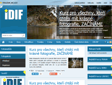 Tablet Screenshot of idif.cz